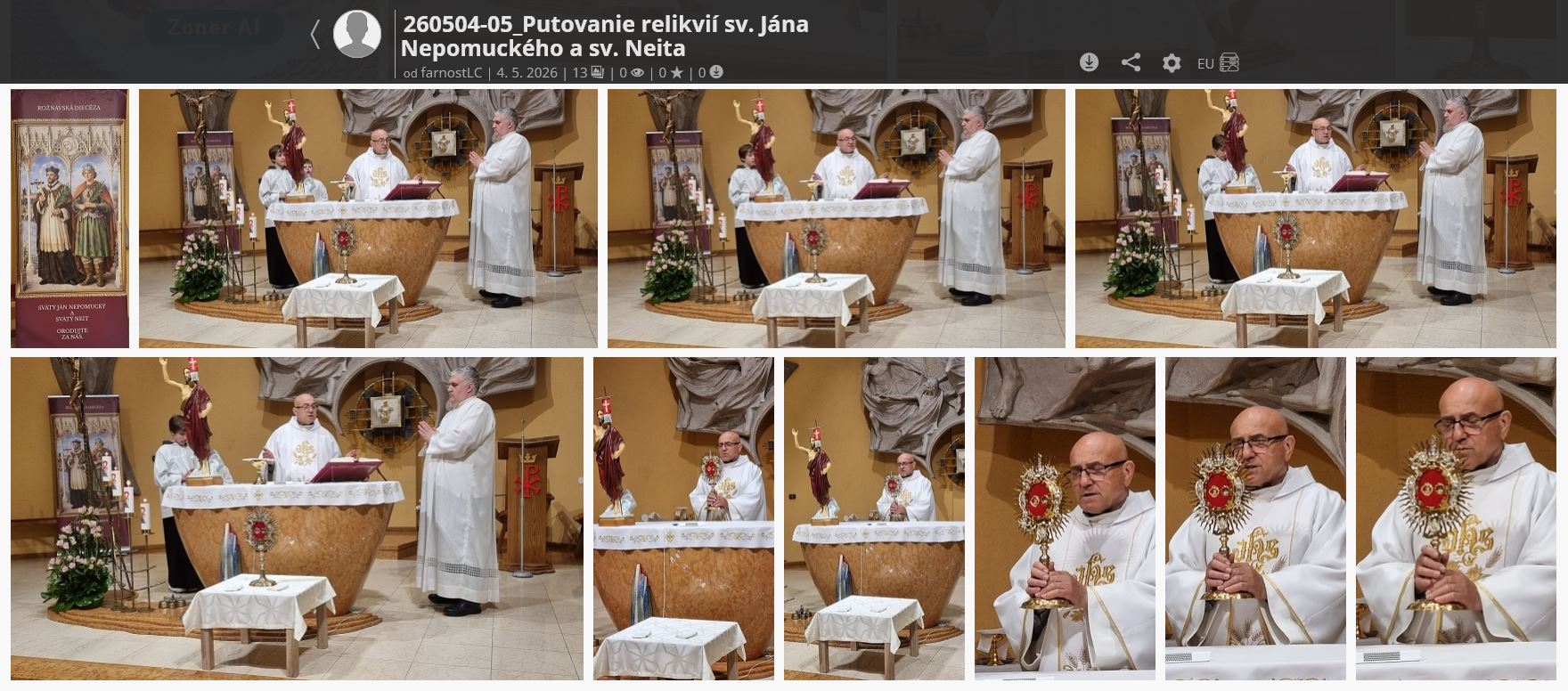 Putovanie relikvií sv. Jána Nepomuckého a sv. Neita
